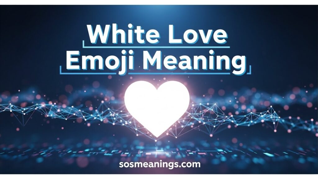 White Love Emoji Meaning