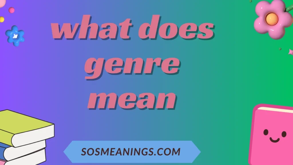 what does genre mean