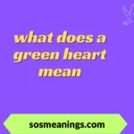 what does a green heart mean