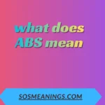 what does ABS mean