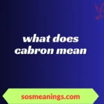 what does cabron mean