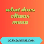what does climax mean
