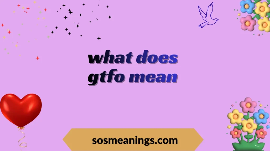 what does gtfo mean
