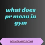 what does pr mean in gym