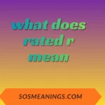 what does rated r mean