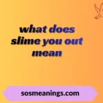 what does slime you out mean