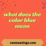 what does the color blue mean