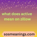 what does active mean on zillow