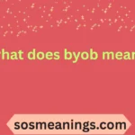 what does byob mean