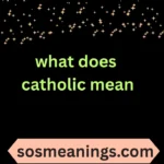 what does catholic mean