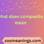 what does composite mean