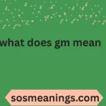 what does gm mean