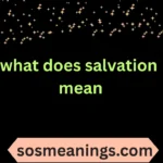 what does salvation mean