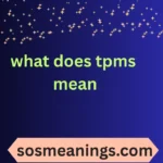 what does tpms mean