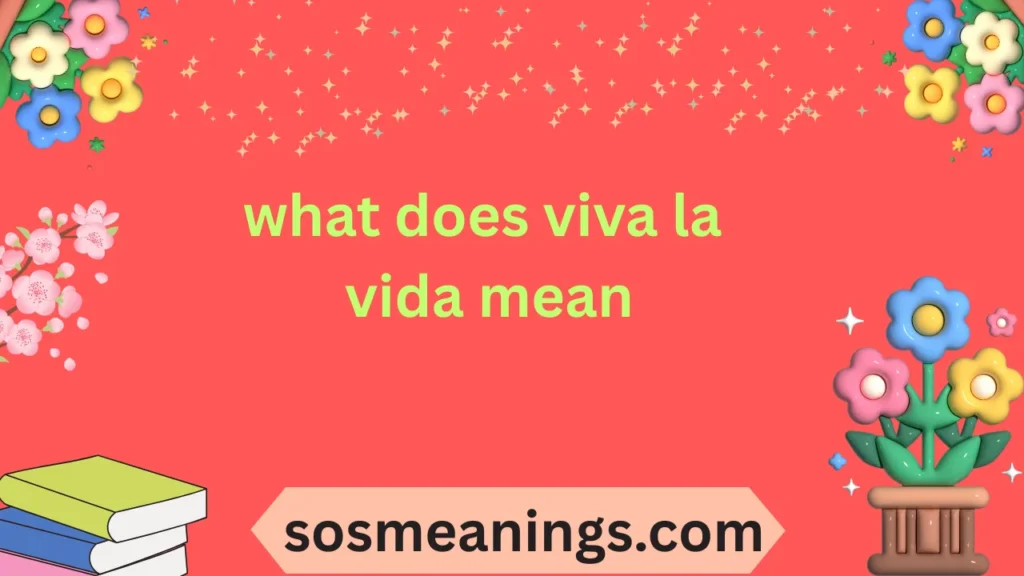 what does viva la vida mean