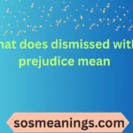 what does dismissed with prejudice mean