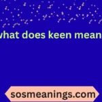 what does keen mean