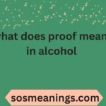 what does proof mean in alcohol