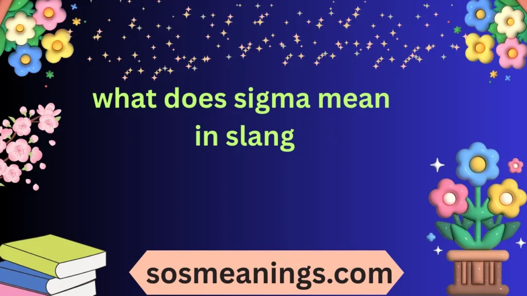 what does sigma mean in slang