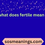 what does fertile mean