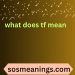 what does tf mean