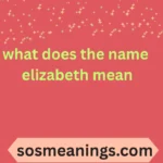 what does the name elizabeth mean