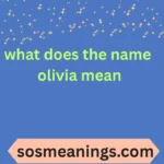 what does the name olivia mean