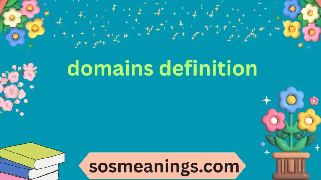 domains definition